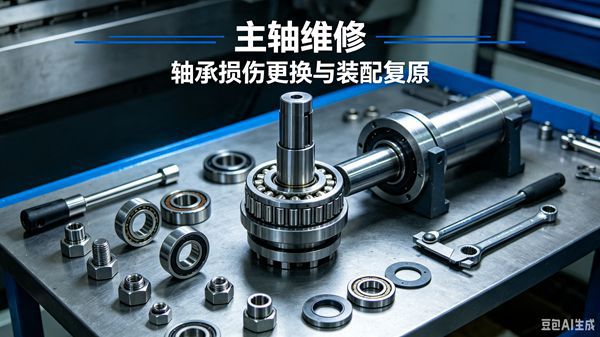精度失效与卡顿故障！牧野Makino主轴轴承故障溯源及主轴维修方案